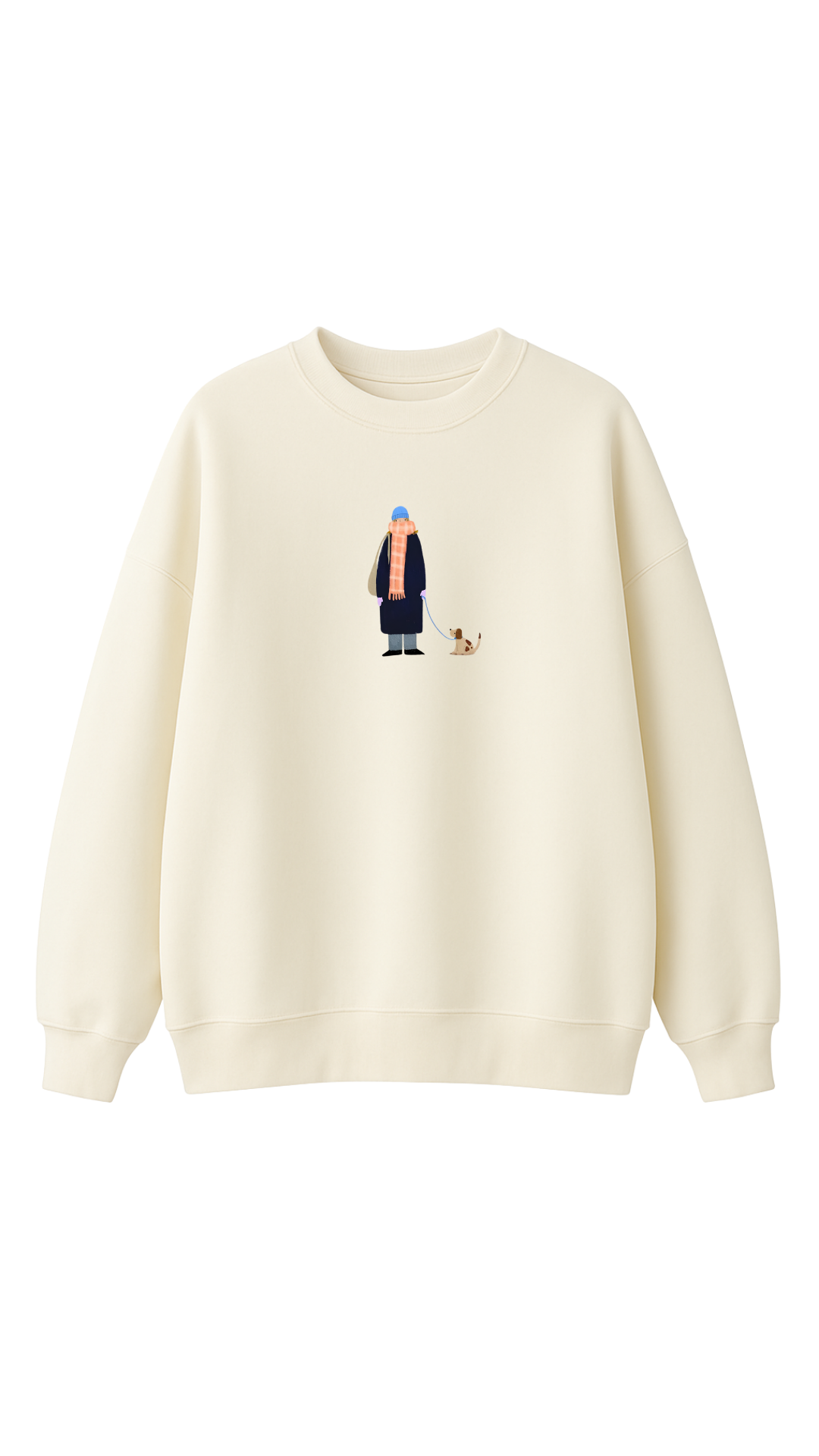 Dog Mom Outfit - Oversize Sweatshirt