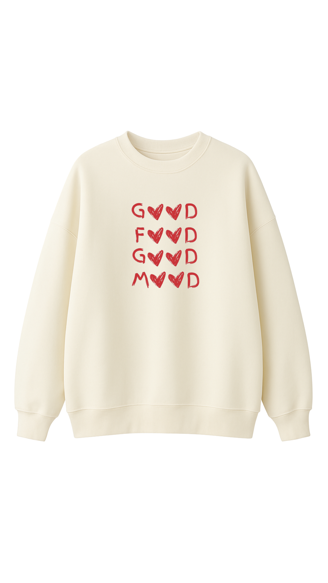 Good Food Good Mood - Oversize Sweatshirt
