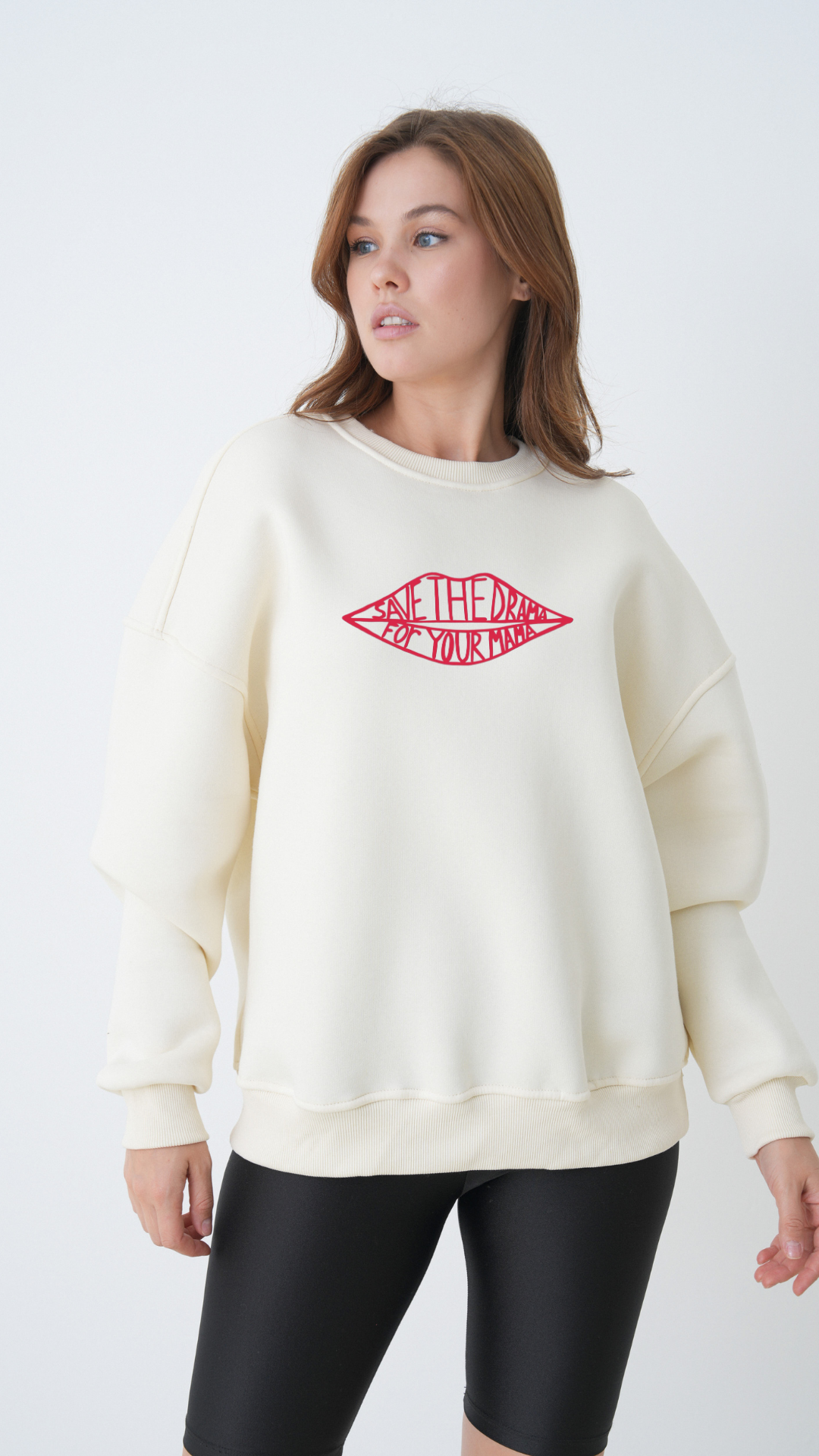 Save The Drama For Your Mama - Oversize Sweatshirt