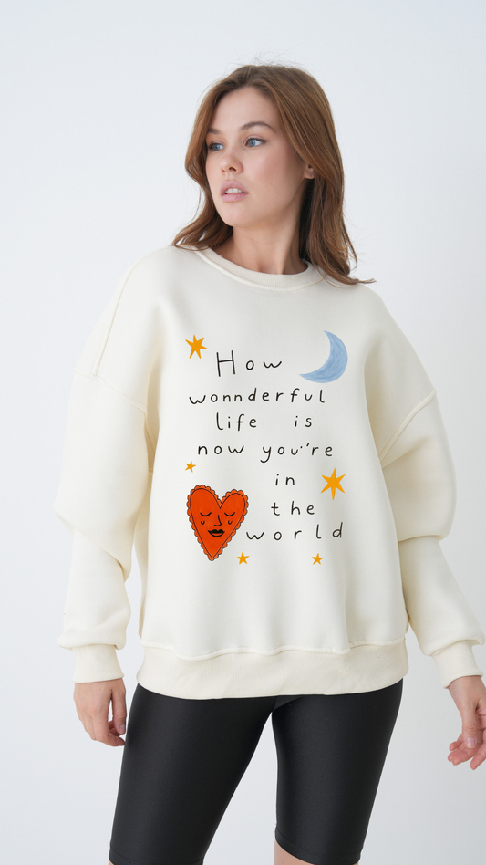 Wonderful Life - Oversize Sweatshirt
