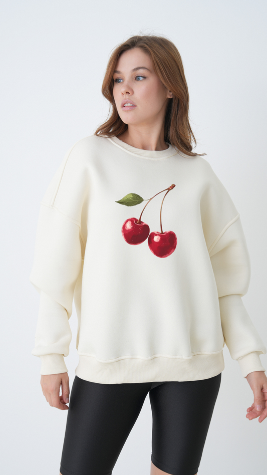Cherry - Oversize Sweatshirt