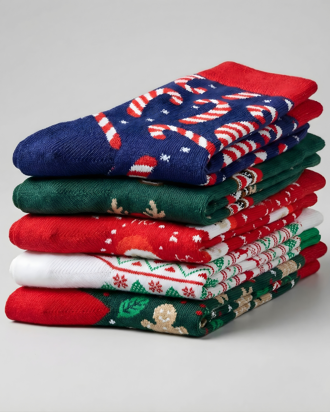 Yılbaşı Temalı 5'li Çorap