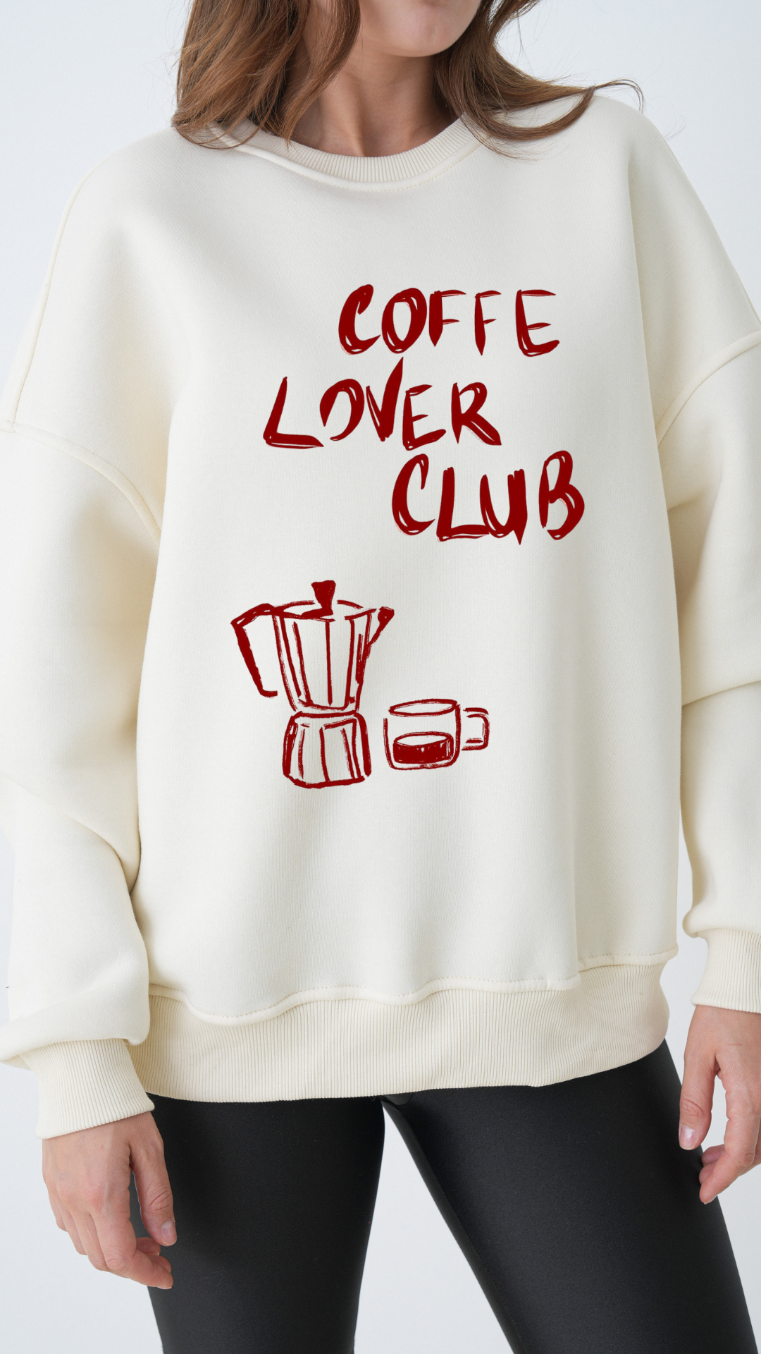 Coffee Lover Club - Oversize Sweatshirt