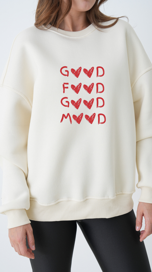 Good Food Good Mood - Oversize Sweatshirt