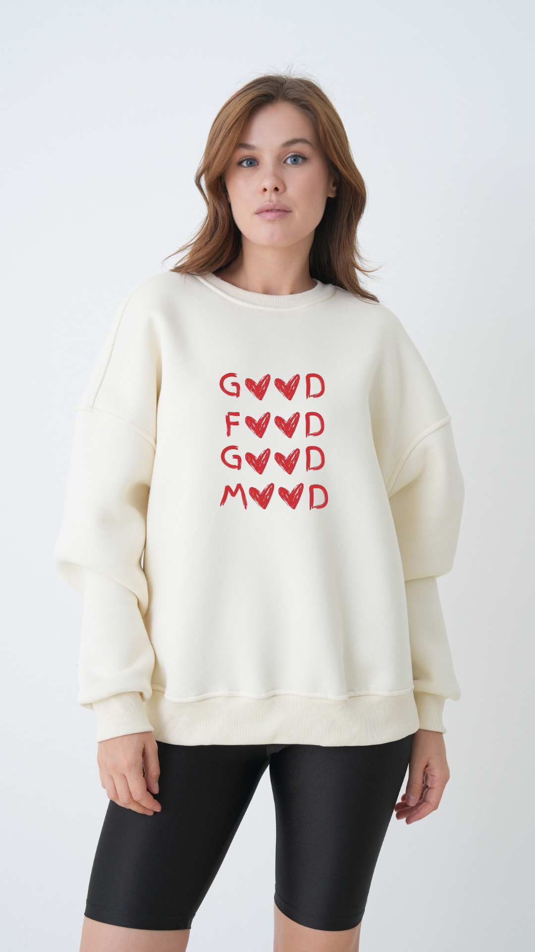 Good Food Good Mood - Oversize Sweatshirt