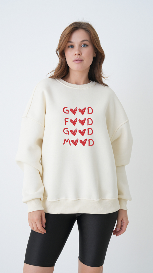 Good Food Good Mood - Oversize Sweatshirt
