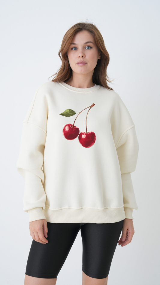 Cherry - Oversize Sweatshirt