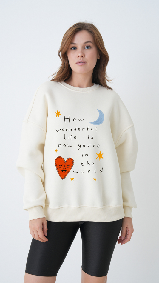 Wonderful Life - Oversize Sweatshirt