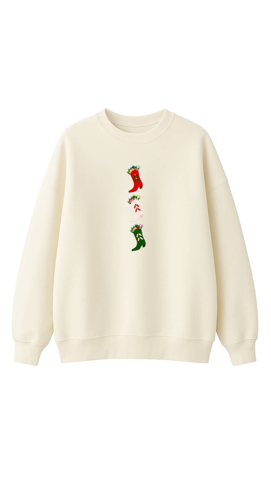 Cowgirl Kovboy Çizmesi - Oversize Sweatshirt