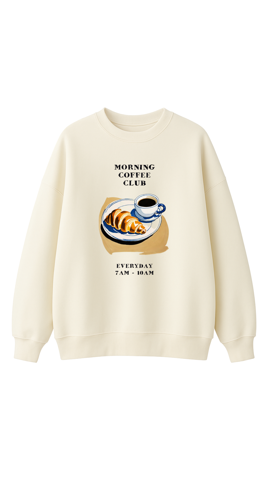 Morning Coffee Club - Oversize Sweatshirt