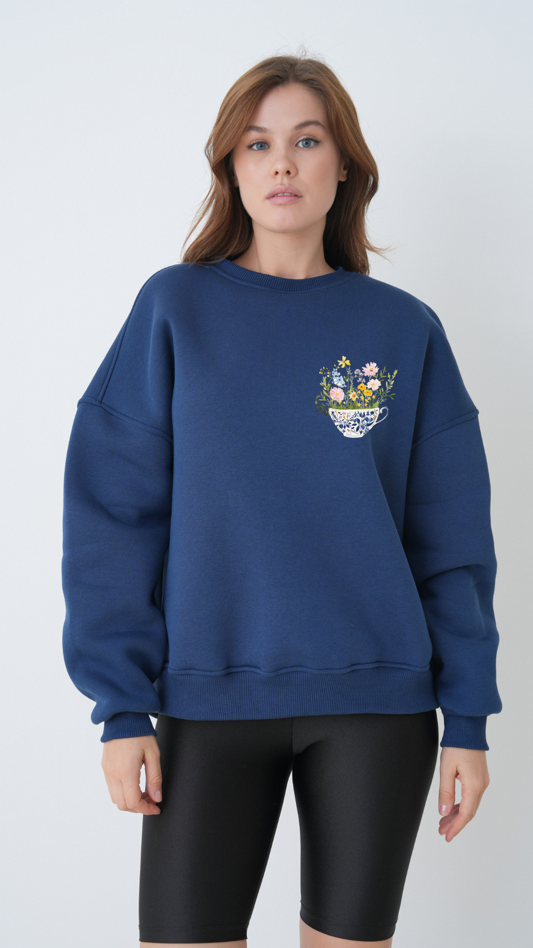 Cup of Flowers - Oversize Sweatshirt