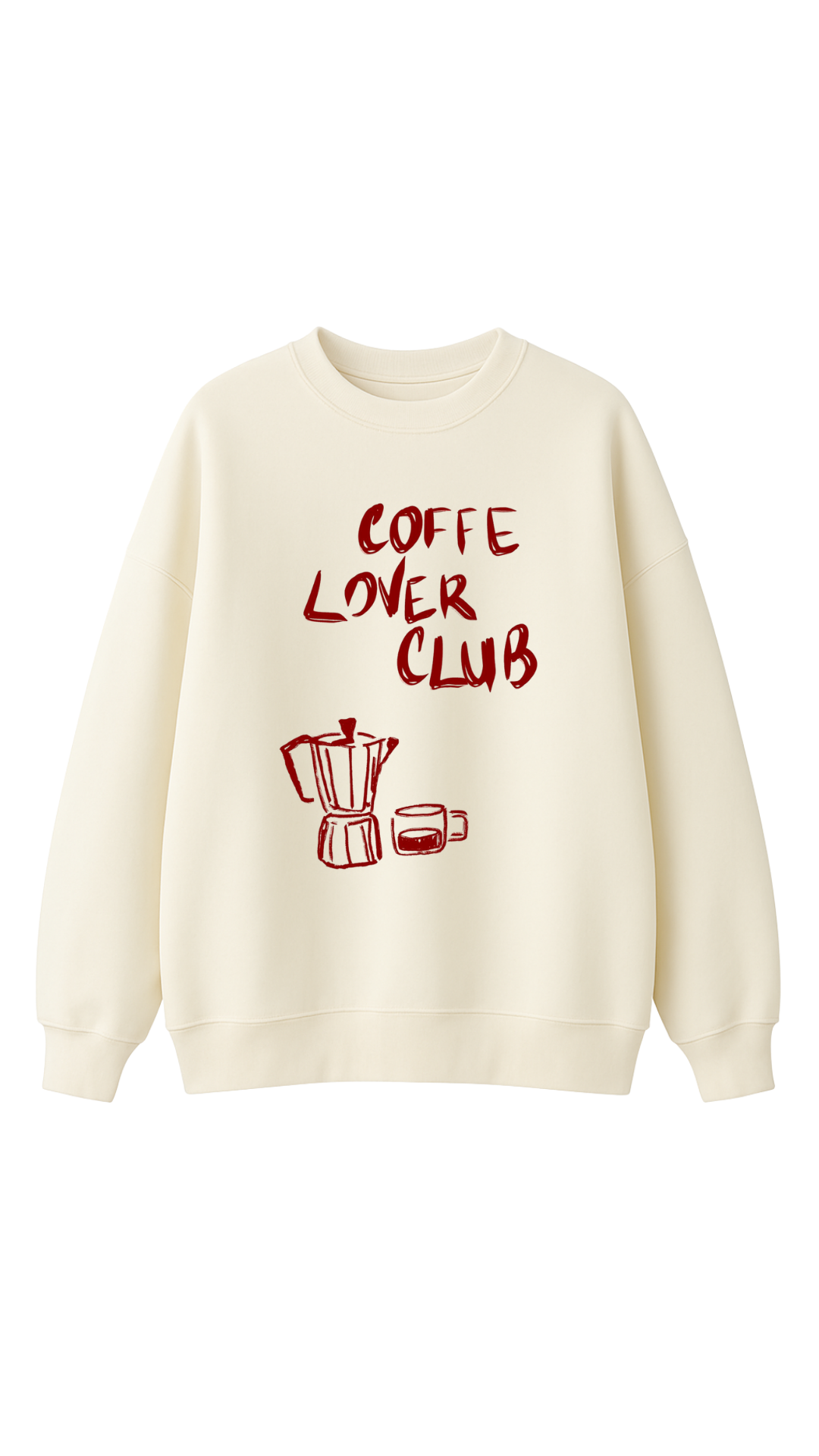 Coffee Lover Club - Oversize Sweatshirt